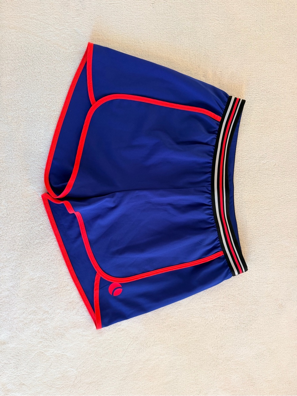 Bjorn Borg Royal Blue Tennis Shorts with Pink Trim Medium Size